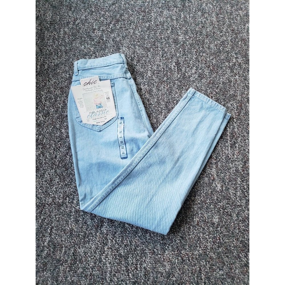 90s Deadstock Tall‎ Length Chic Mom Jeans